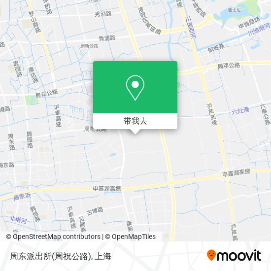 周东派出所(周祝公路)地图