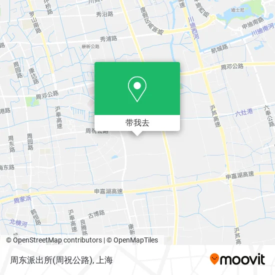 周东派出所(周祝公路)地图