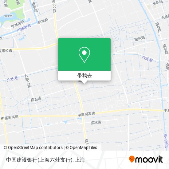中国建设银行(上海六灶支行)地图