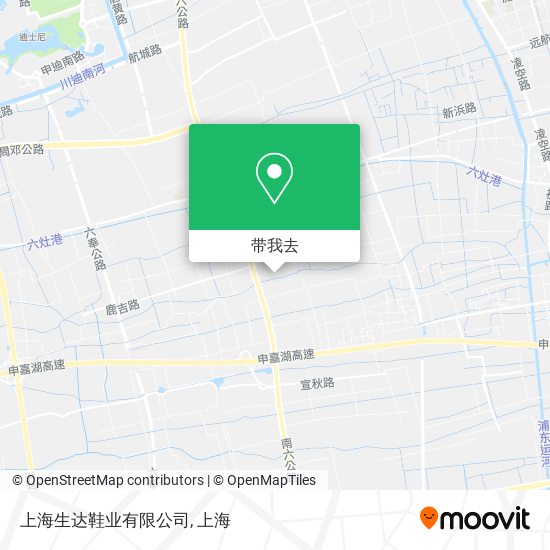 上海生达鞋业有限公司地图