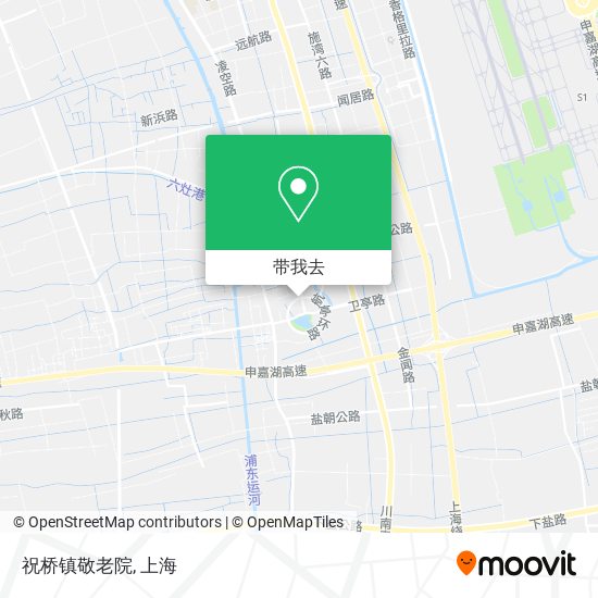 祝桥镇敬老院地图