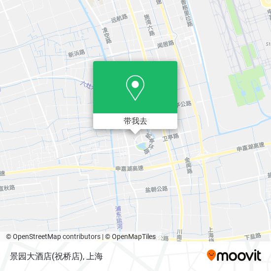 景园大酒店(祝桥店)地图