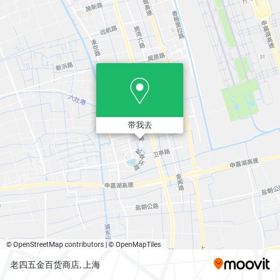 老四五金百货商店地图