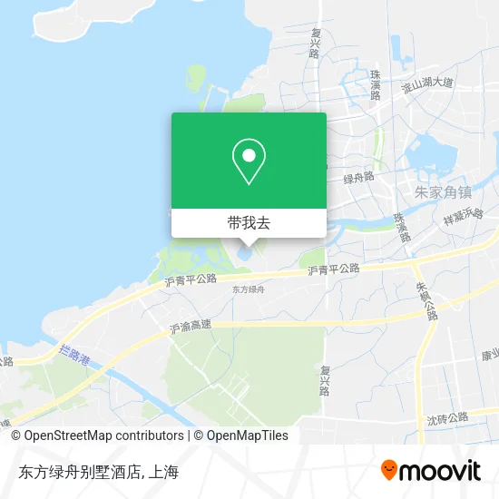 东方绿舟别墅酒店地图