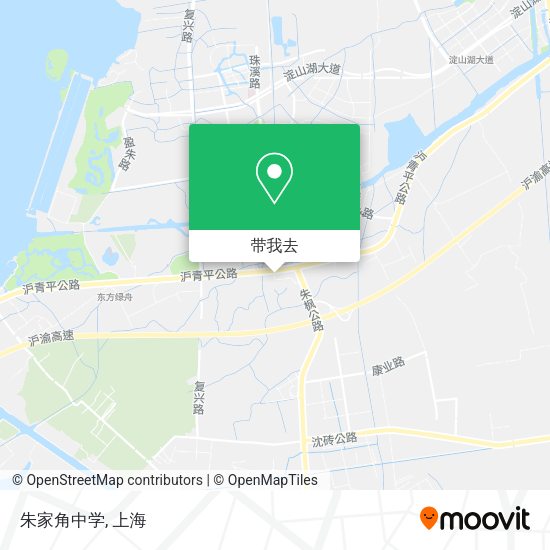 朱家角中学地图