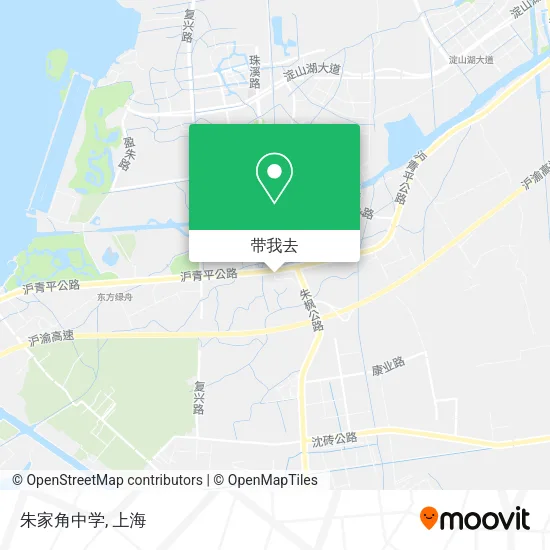 朱家角中学地图