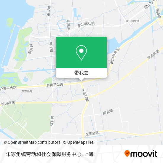 朱家角镇劳动和社会保障服务中心地图