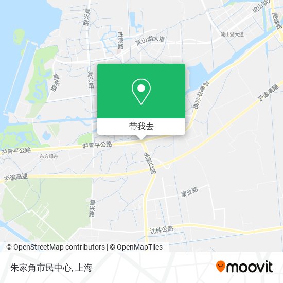 朱家角市民中心地图