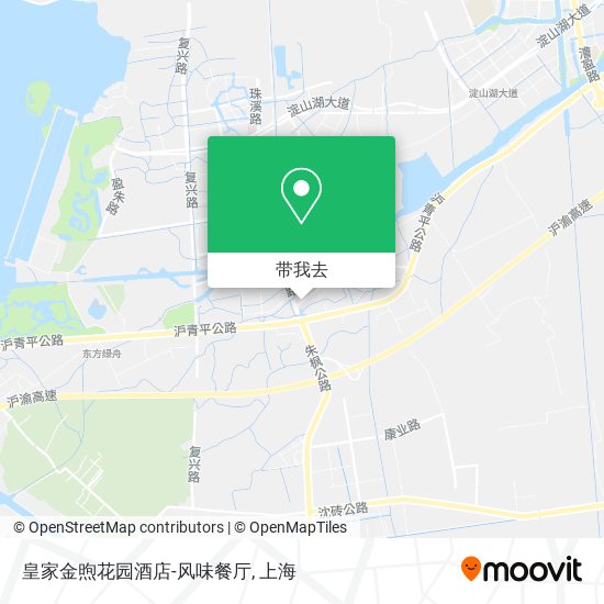 皇家金煦花园酒店-风味餐厅地图