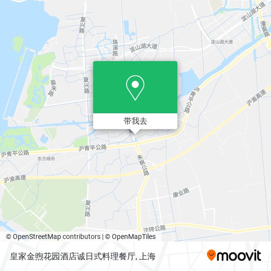 皇家金煦花园酒店诚日式料理餐厅地图