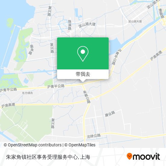 朱家角镇社区事务受理服务中心地图
