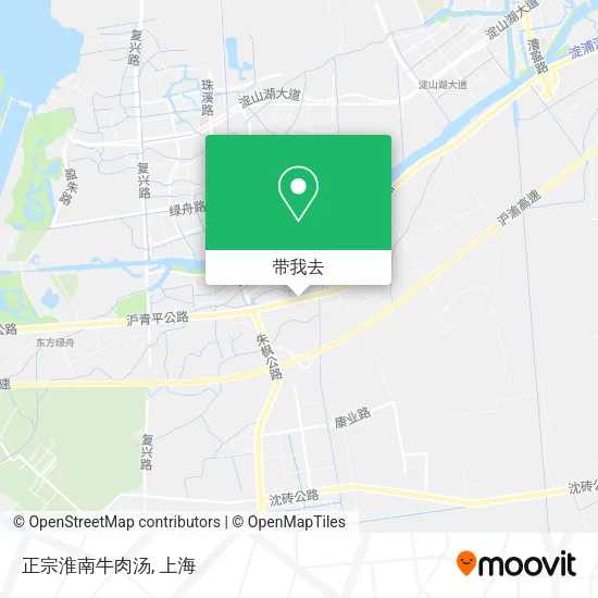 正宗淮南牛肉汤地图