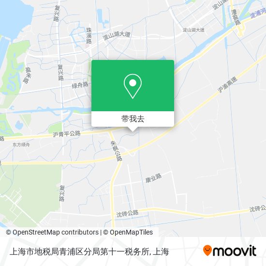 上海市地税局青浦区分局第十一税务所地图