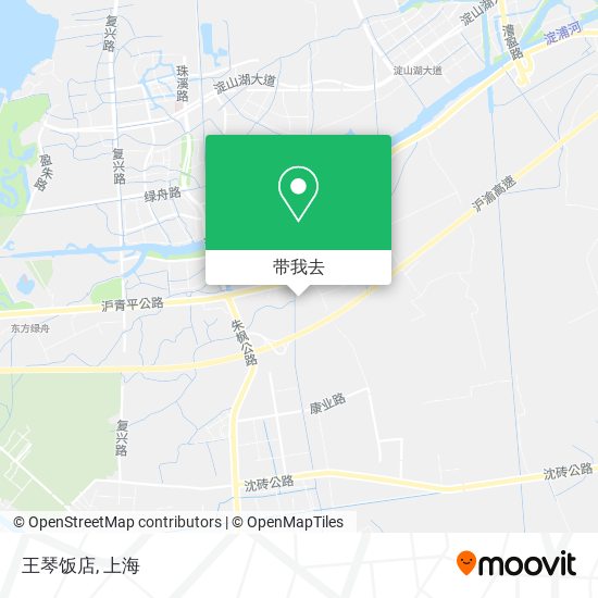 王琴饭店地图