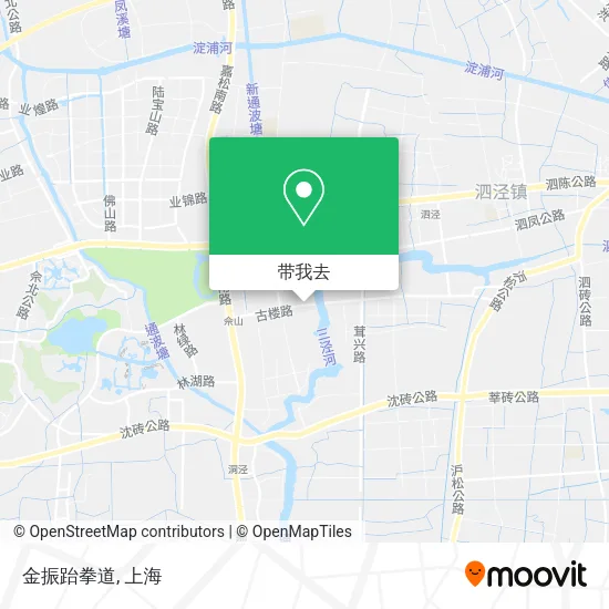 金振跆拳道地图
