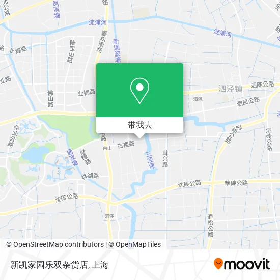 新凯家园乐双杂货店地图