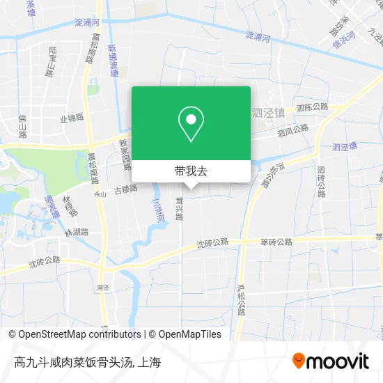 高九斗咸肉菜饭骨头汤地图