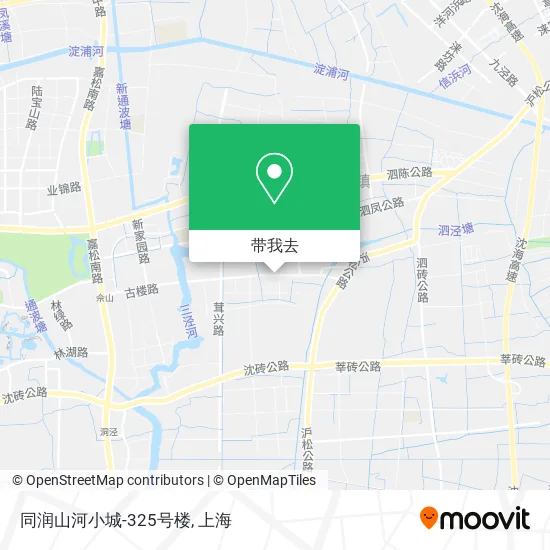 同润山河小城-325号楼地图