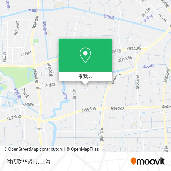 时代联华超市地图