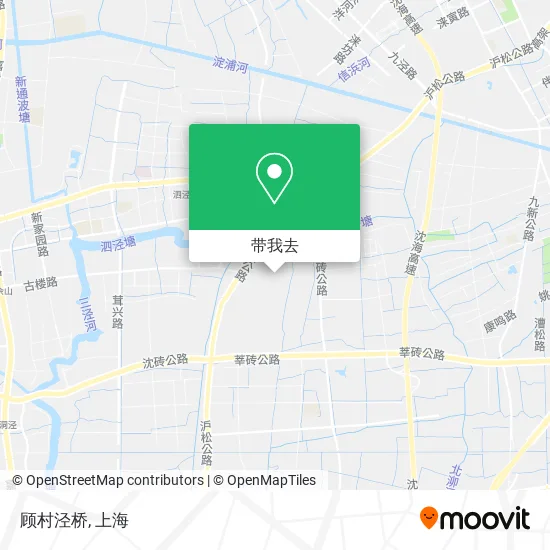 顾村泾桥地图
