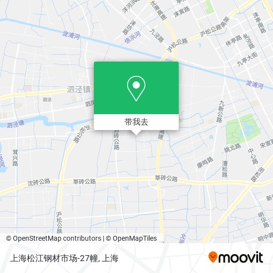 上海松江钢材市场-27幢地图