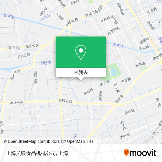 上海吴联食品机械公司地图