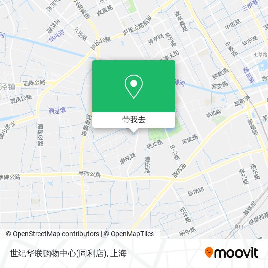 世纪华联购物中心(同利店)地图