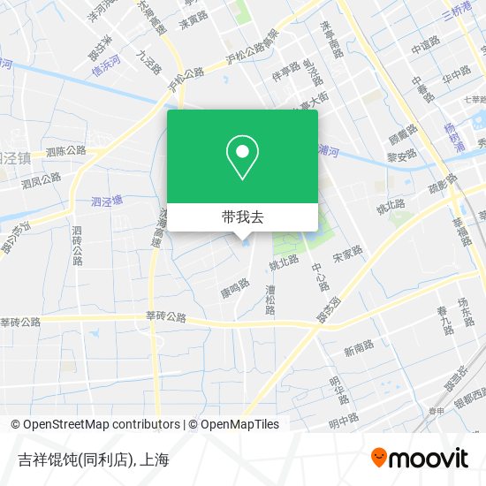 吉祥馄饨(同利店)地图