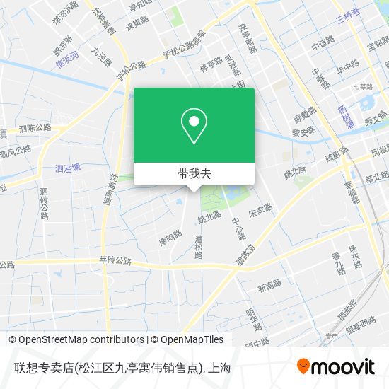 联想专卖店(松江区九亭寓伟销售点)地图