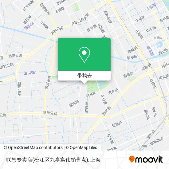 联想专卖店(松江区九亭寓伟销售点)地图