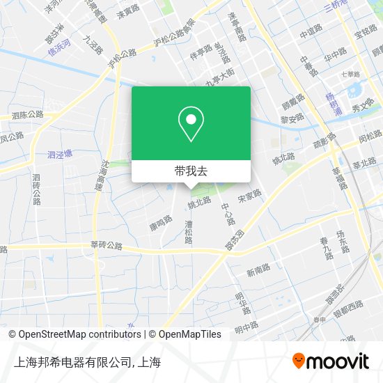 上海邦希电器有限公司地图
