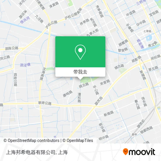 上海邦希电器有限公司地图