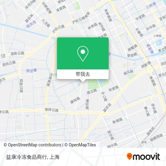 益康冷冻食品商行地图