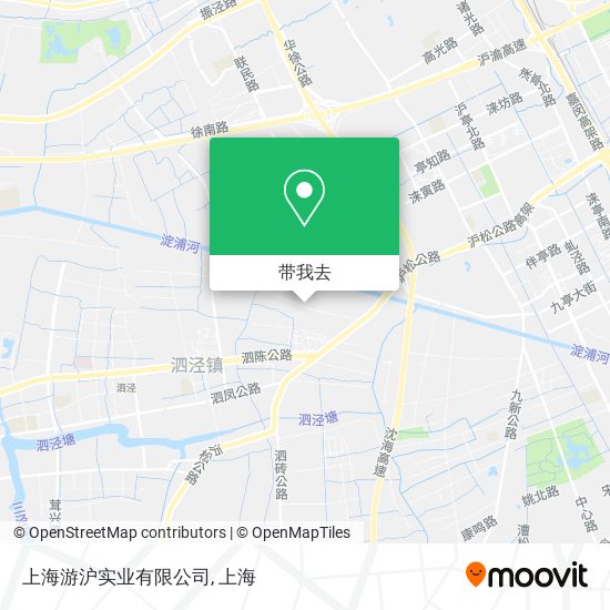 上海游沪实业有限公司地图