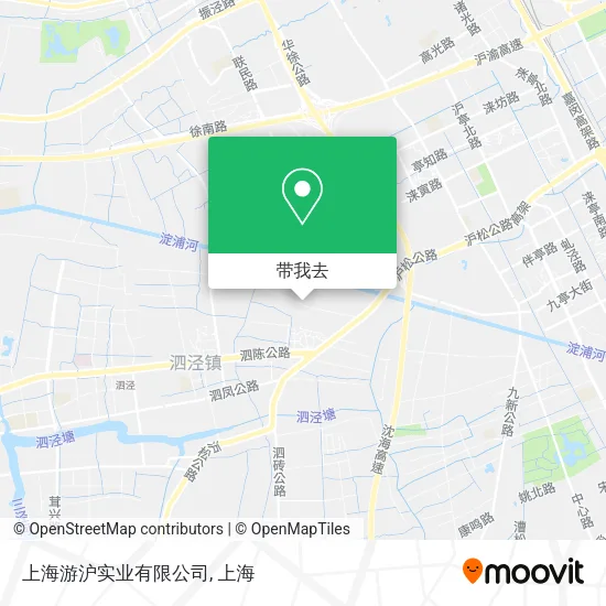 上海游沪实业有限公司地图