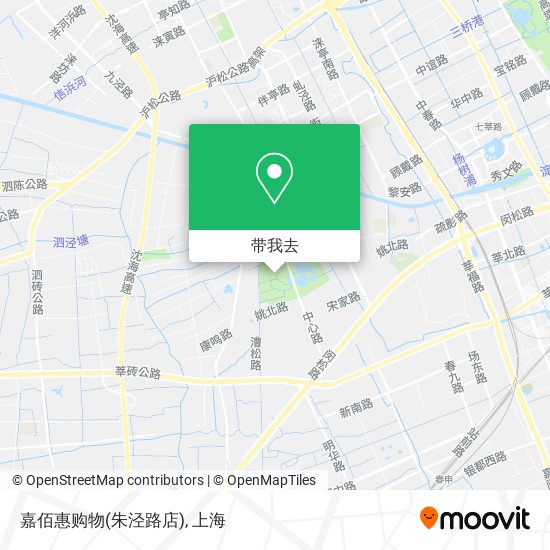 嘉佰惠购物(朱泾路店)地图