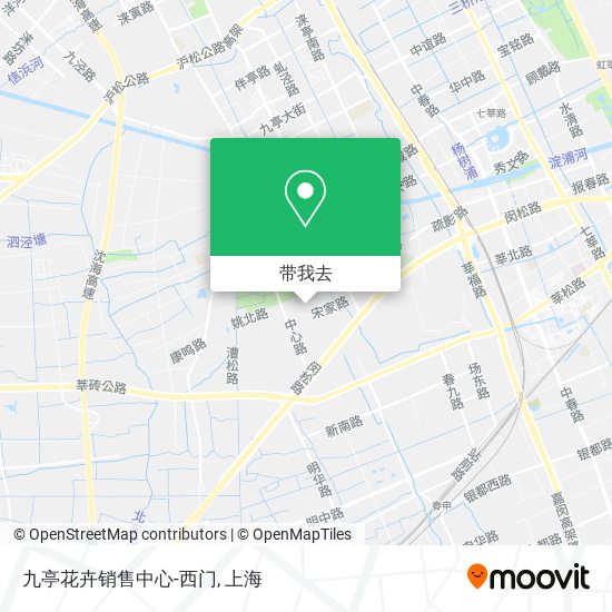 九亭花卉销售中心-西门地图
