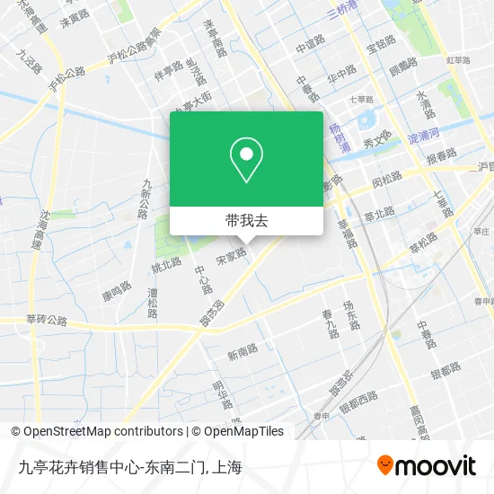 九亭花卉销售中心-东南二门地图