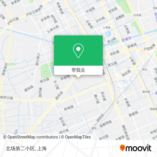 北场第二小区地图