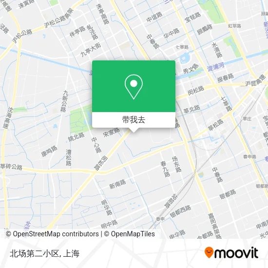 北场第二小区地图