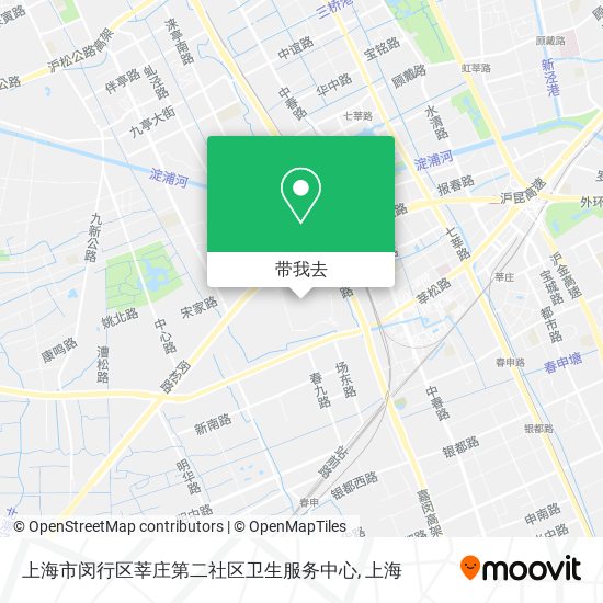 上海市闵行区莘庄第二社区卫生服务中心地图