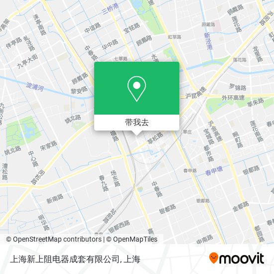 上海新上阻电器成套有限公司地图