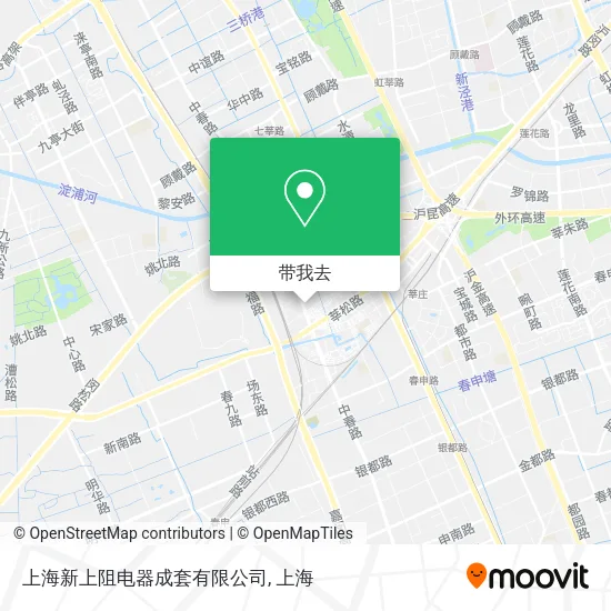 上海新上阻电器成套有限公司地图