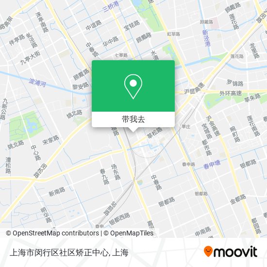 上海市闵行区社区矫正中心地图