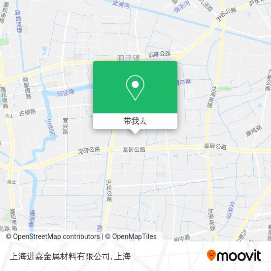 上海进嘉金属材料有限公司地图