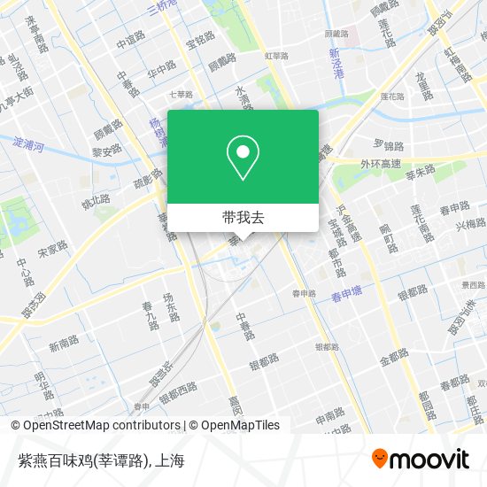 紫燕百味鸡(莘谭路)地图