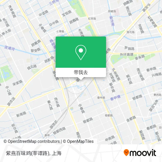 紫燕百味鸡(莘谭路)地图
