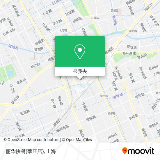 丽华快餐(莘庄店)地图