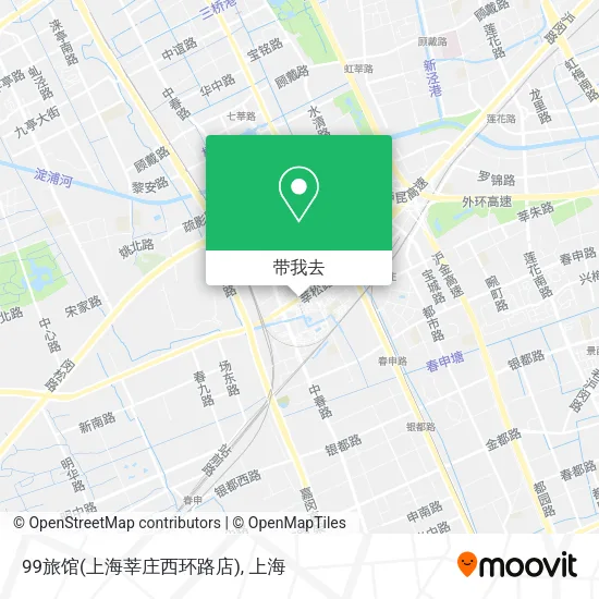 99旅馆(上海莘庄西环路店)地图