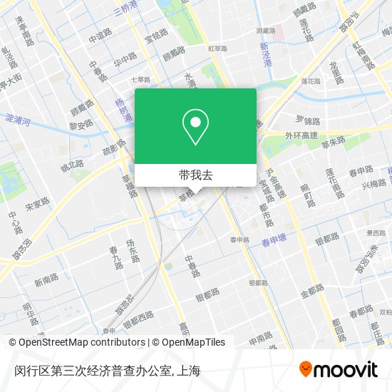 闵行区第三次经济普查办公室地图